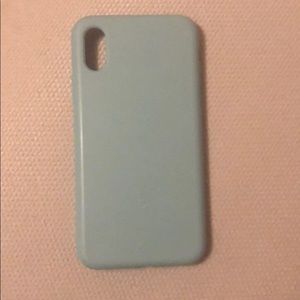 Blue iPhone X case